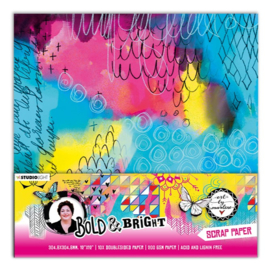 StudioLight Scrap set background paper - Bold & bright nr. 79