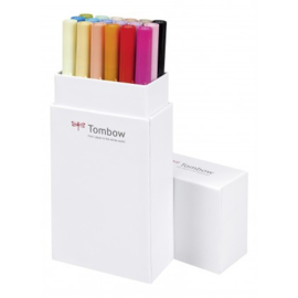 Tombow ABT Dual Brush Pen - set van 18 Secondary colours