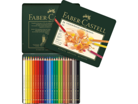 Faber Castell kleurpotloden Polychromos 3,8mm kerndikte - set van 24