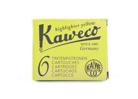 Kaweco inktpatronen - set van 6 - Highlighter Yellow