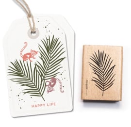 Cats on Appletrees - Houten stempel - 50x35mm - Palm Leaf