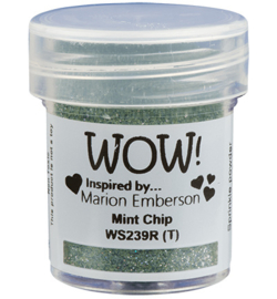 WOW embossing Glitter - Mint Chip WS239R