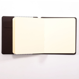 Paperfuel Journal notebook 16 x 16 cm - 48 pagina's - Zwart - Wit papier