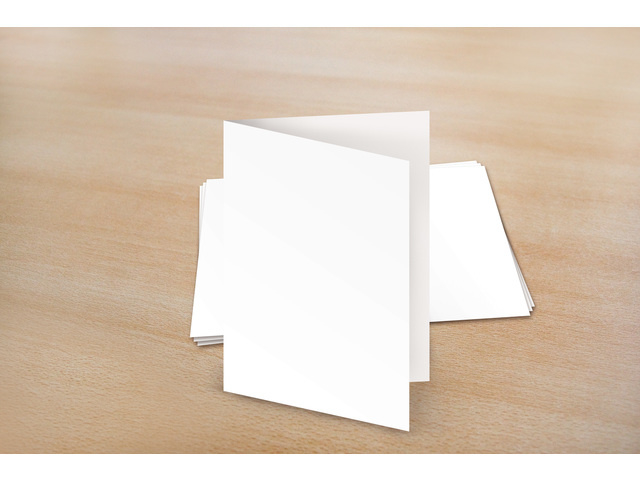 A6 enkele blanco 105 x 150 240 gram - 50 stuks - Wit | Blanco kaarten, papier Enveloppen | Handlettering doen zo!