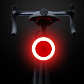 Fietslicht Achterlicht LED USB Oplaadbaar – Fel Rond Achterlicht – Herkenningslicht