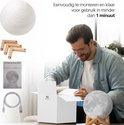 Maanlamp Warm Wit  + 16 Kleuren – Maan Lamp – Nachtlamp  – Tuinlamp - Draadloos – Moon lamp – USB oplaadbare - Maanlamp 3D Tafellamp -  16 Dimbare RGB Kleuren  - Maan Lampje - Nachtlampje