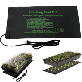 Warmtemat model L, Verwarmingsmat, Warmtekussen Dieren, Seedling Heatmat  122cm*52cm , Kweekmat met digitale Thermostaat