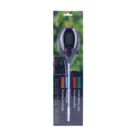 Digitale 4 in 1 bodemtester, 4 in 1 grondmeter bodem meter (pH, licht en vocht en temperatuur)