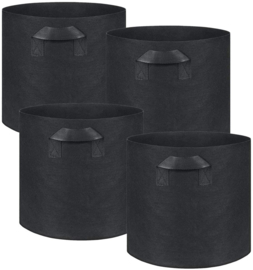 Set 5 stuks Groeizak - Grow bag - Kweekzak 55 liter - 45 cm diameter - 35 cm hoog - Plantenzak