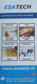 Houtbrandpen/soldeerbout/piepschuim snijder/mes 30W 230V incl. 15 stiften