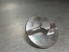 Chrome fuel cap of an Opel Ascona/Manta A