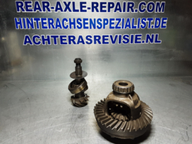 Crown and pinion wheel with open differential Opel Rekord E