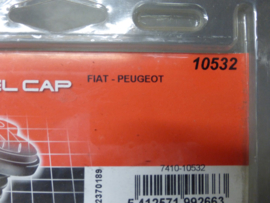 Fuel cap Fiat/Peugeot number 10532 and 2 keys
