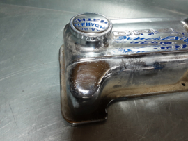 Kleppendeksel verchroomd van een Opel CIH 4 cilinder motor.