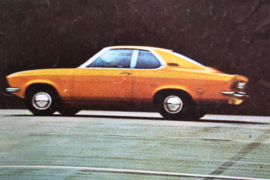 Folder Opel Manta A, uitgave 1971, Franstalig.