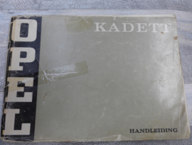 Handleiding Opel Kadett "B"