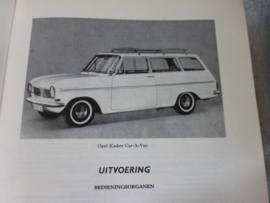 Vraagbaak Opel Kadett A vanaf 1962