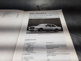 Vraagbaak Opel Rekord E van 1977 - 1982, benzine en diesel.