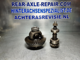 Kroon en pignonwielset met differentieel voor Opel Omega A, Senator B. 3.70.