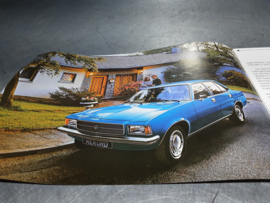 Opel Rekord D folder, Nederlandstalig.