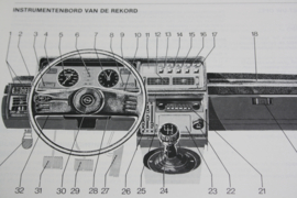 Handleiding Opel Kadett, Ascona, Manta, Manta CC en Rekord.