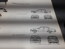 Service manual Opel Rekord E, Commodore C. Nederlandstalig.