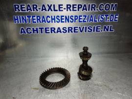 Pinion with crown wheel 3.70 (10:37) Opel Rekord C/D/E, Manta/Ascona, used