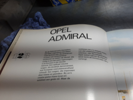 De grote 1, 2, 3 van Opel, boek over de  Kapitan, Admiral en Diplomat.