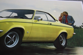 Folder Opel Manta A, uitgave oktober 1973.