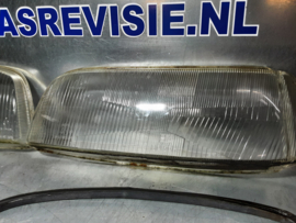Head light glass Opel Senator B, left and right