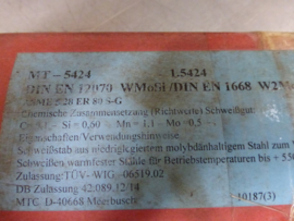 Schweißdraht MTC, MT5424, DIN EN 12070