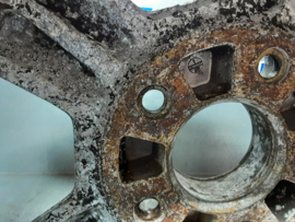 Opel-Felge (5-Loch, Lochkreis 5 x 120), 6Jx14H2, von GM (Ronal), Einpresstiefe (ET) 49.