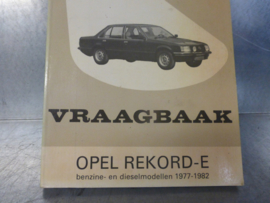 FAQ Opel Rekord E 1977 - 1982