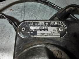 Type plaatje trekhaak Westfalia Werke Wiedenbrück.