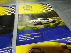 Clubbladen 2015 en 2016 Opel Manta Club Nederland (4 stuks).