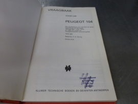 Auto Handbuch Peugeot 104 Baujahr 1976 bis 1981