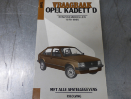Vraagbaak Opel Kadett D (1979 - 1985)