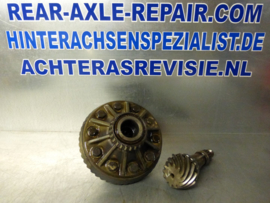 Differential with crown- and pignonwheelset Mercedes Pagode 3.92