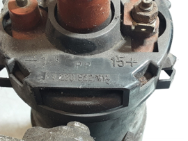 Bobine met weerstand en montagevoet voor een Opel (CIH).