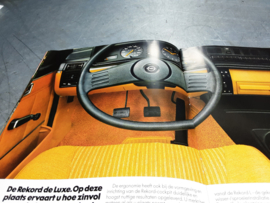 Nederlandstalige folder van de Opel Rekord E1.