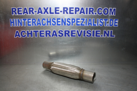 Exhaust, flexibel middle part 32 cm length, 44MM inner size