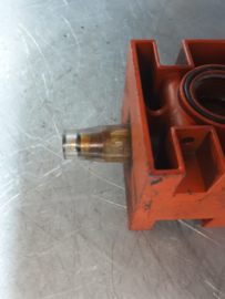 Olie nevel smeerapparaat voor luchtleiding compressor.