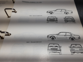 Service manual Opel Rekord E, Commodore C. Nederlandstalig.