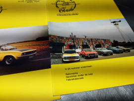 Clubbladen 1994 Opel Manta Club Nederland (6 stuks).