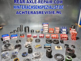 Batch of bearings, different kinds, 102 pieces