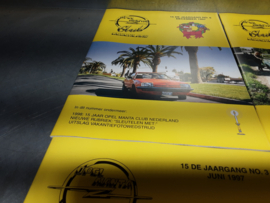 Clubbladen 1997 Opel Manta Club Nederland (6 stuks).