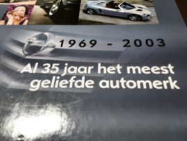 Opel in Nederland, 1969-2003, al 35 jaar het meest geliefde automerk.