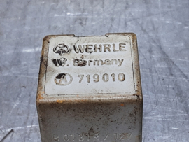 Wehrle relais 719010. 12 volt, 2/4 x 21 W.
