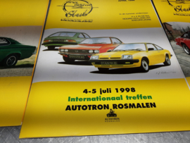 Clubbladen 1998 Opel Manta Club Nederland (5 stuks).