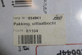 Citroen C3, Peugeot 206, 306, 307, pakking uitlaatbocht.
